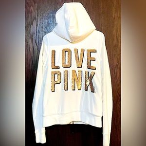 PINK full zip jacket with bling